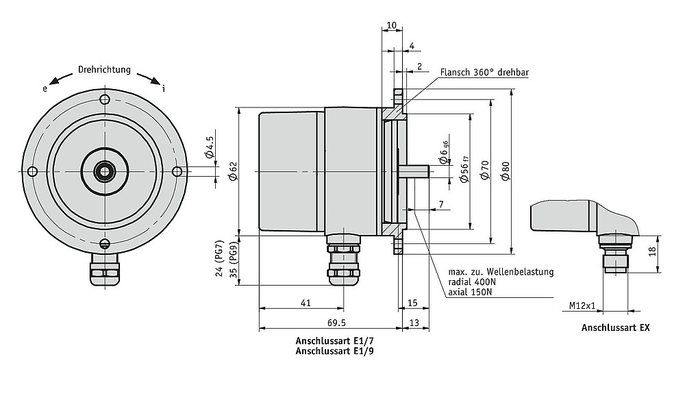 Getriebepotentiometer GP03/1