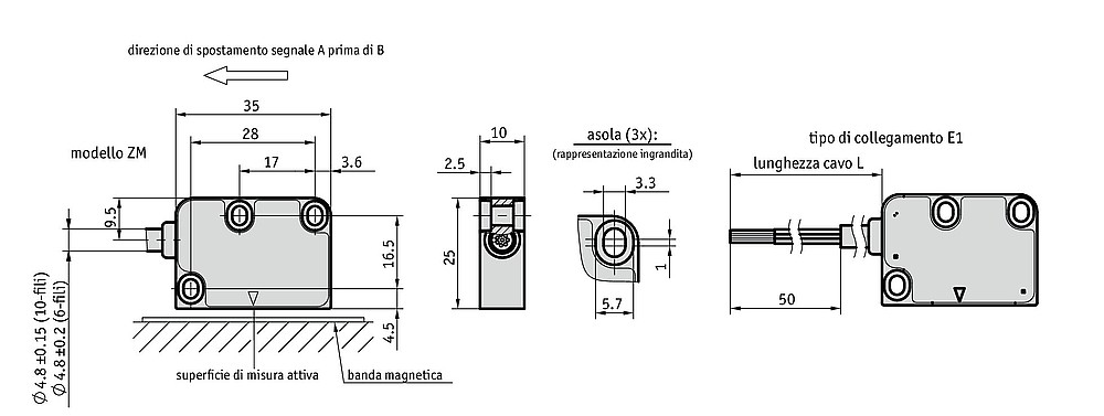 Sensore magnetico MSK320R