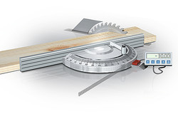 Sistemas de medición e indicación para el mecanizado de la madera