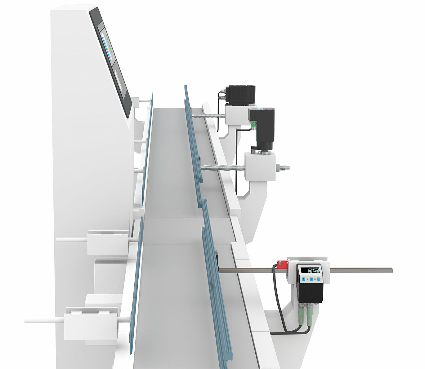 SIKO positioning systems for side guides and conveyor belts