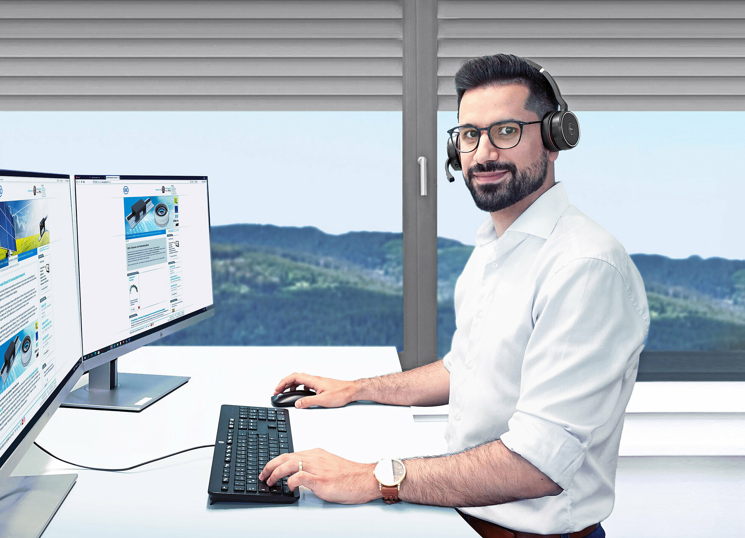 SIKO Mitarbeiter im Kundensupport