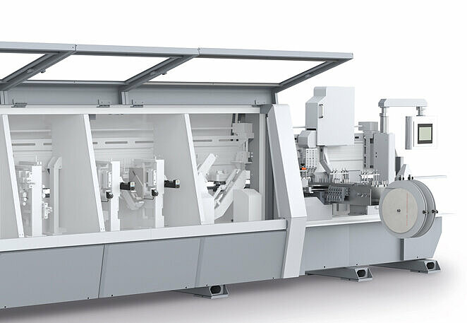 Positioning systems for edge banding machines from SIKO Positioning systems for edge banding machines from SIKO