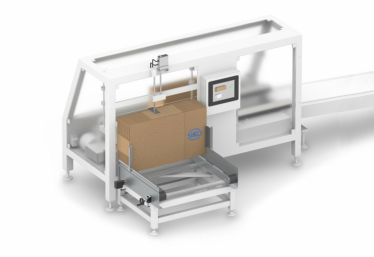 Sistemas de posicionamiento de SIKO para formadoras de cajas Sistemas de posicionamiento de SIKO para formadoras de cajas