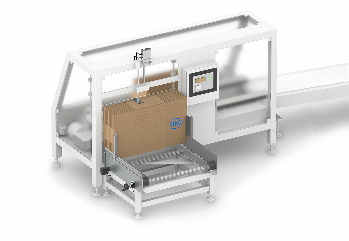SIKO 用于纸箱成型机的定位系统 SIKO 用于纸箱成型机的定位系统