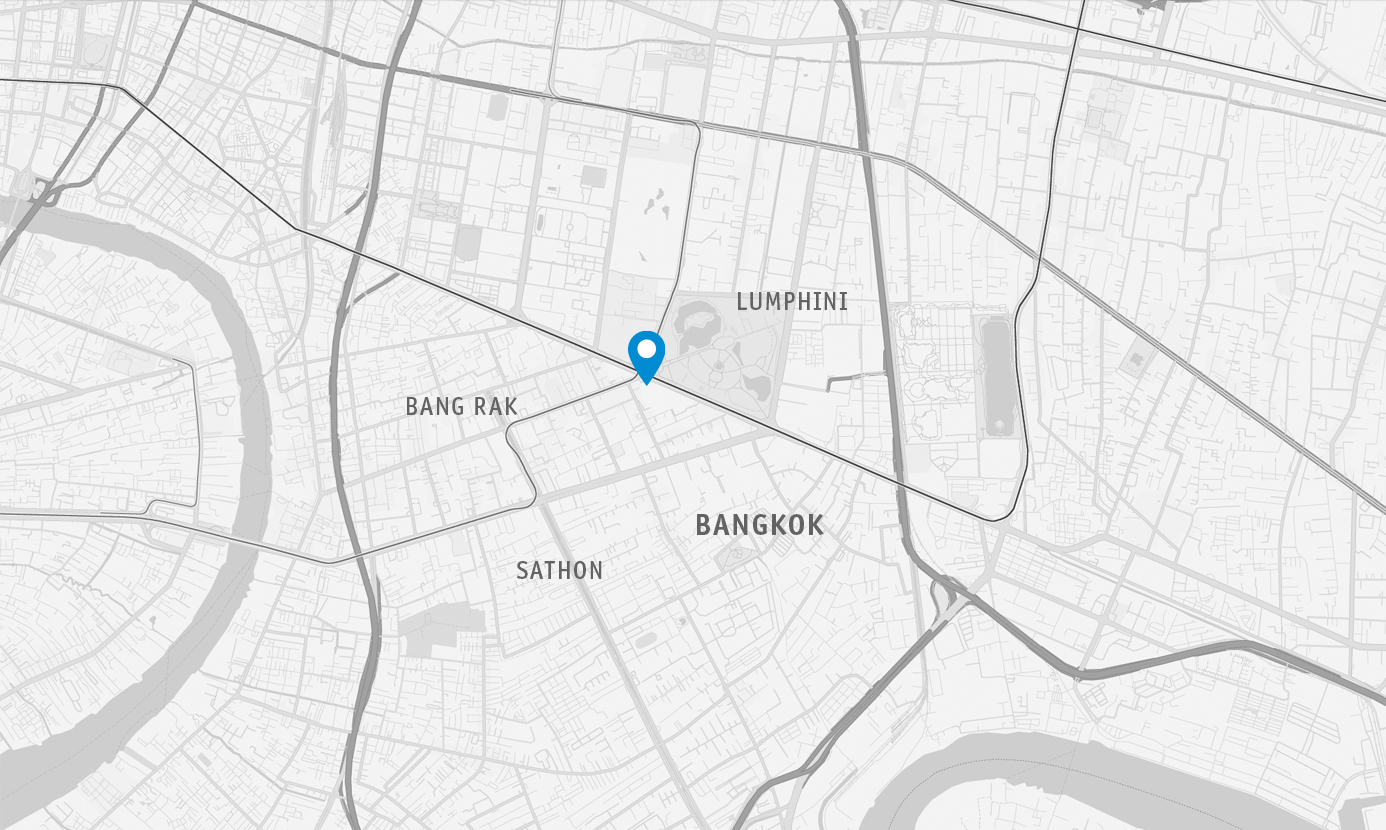 Map of Bangkok showing the company location of SIKO Southeast Asia Co. Ltd.